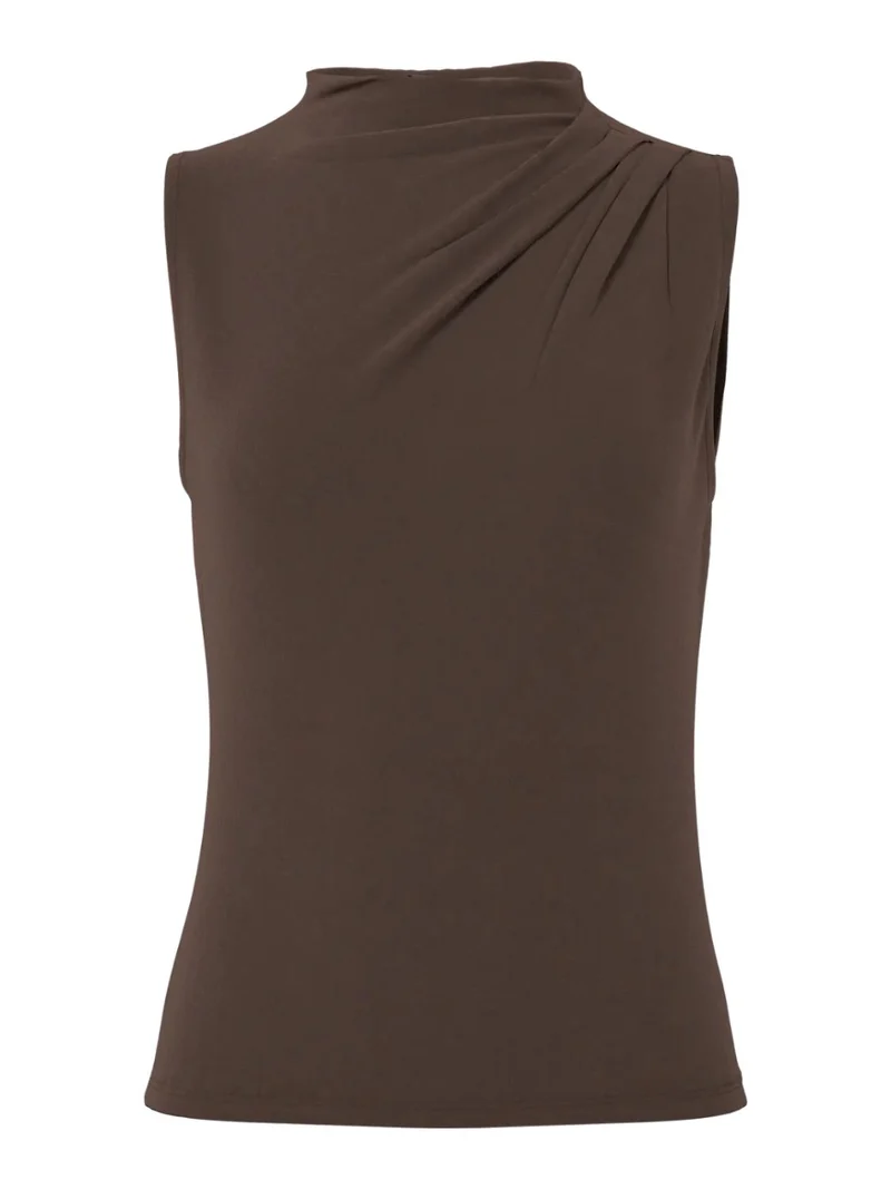 PCMADISON SL DRAPED TOP JRS N