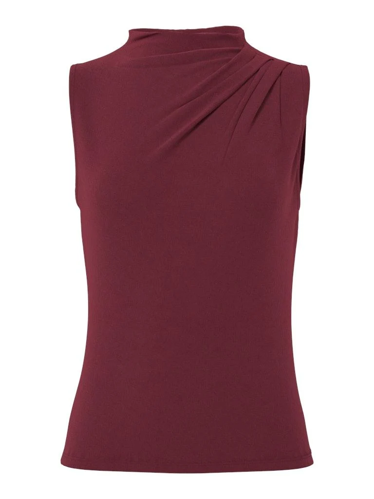 PCMADISON SL DRAPED TOP JRS N
