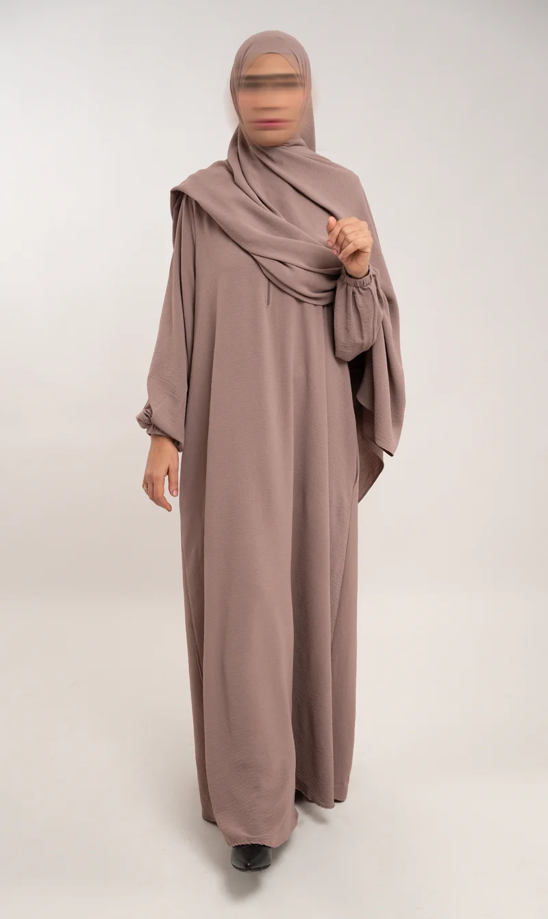 A-line Puff Jazz Abaya R - Mink