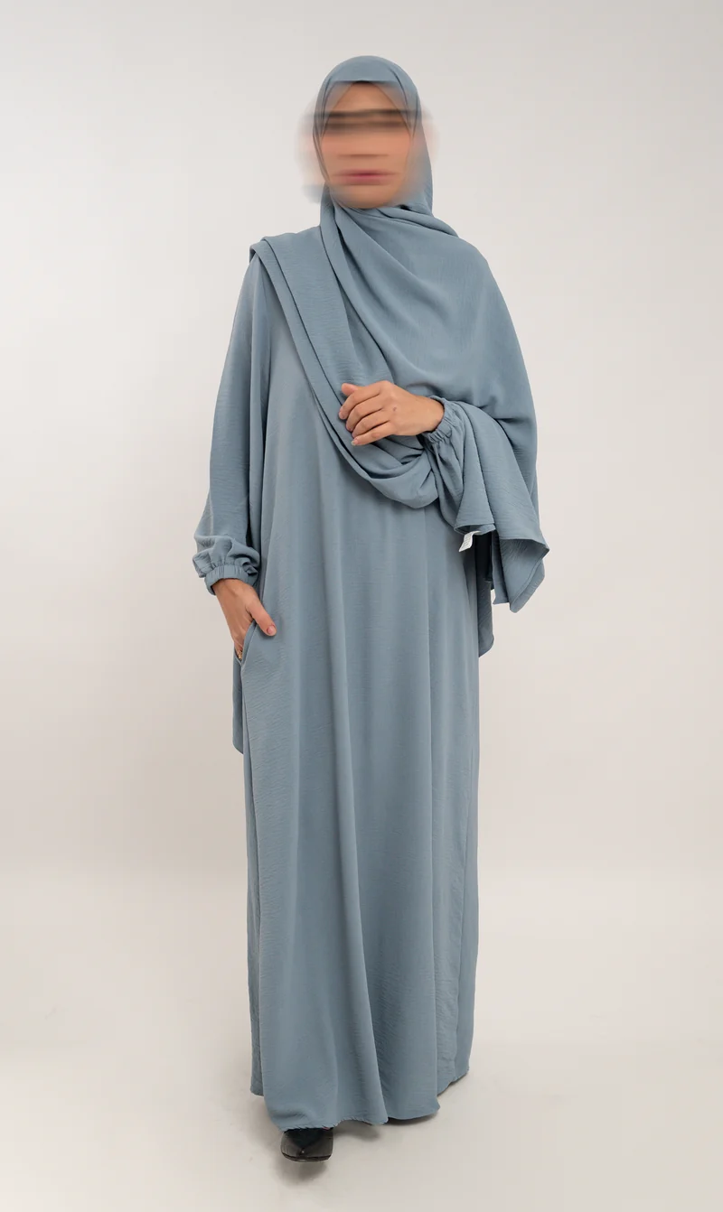 A-line Puff Jazz Abaya R - Jeans