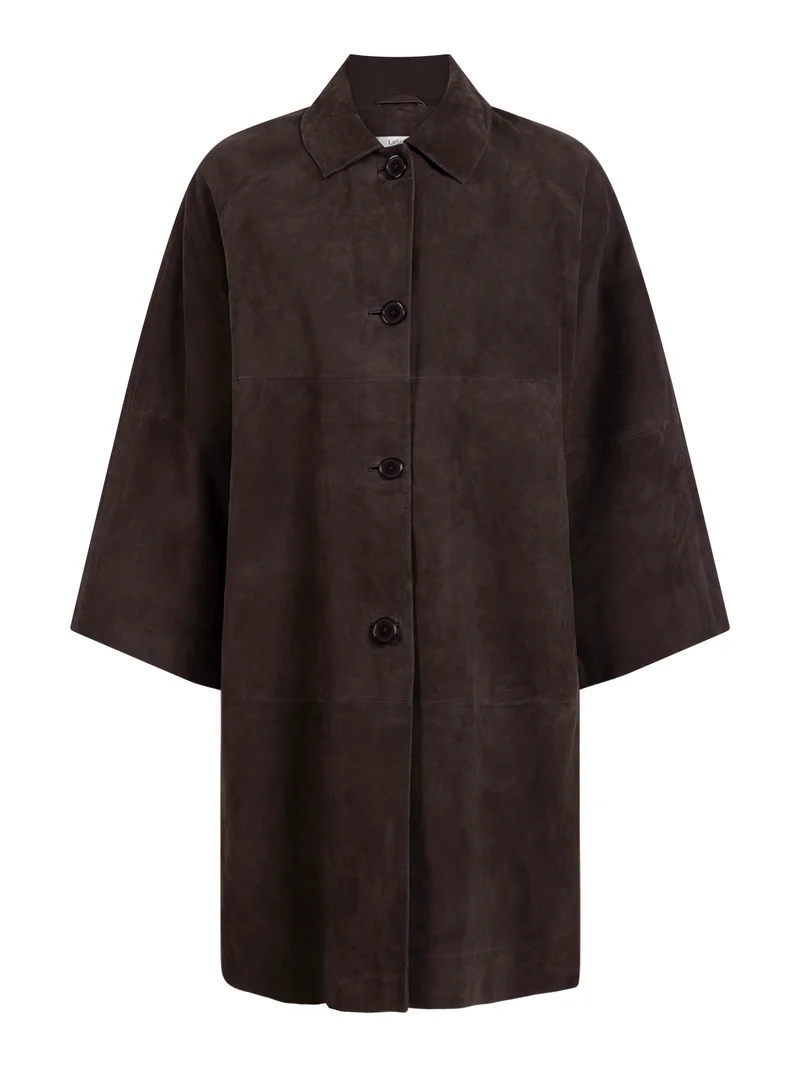 Suede Long Jacket