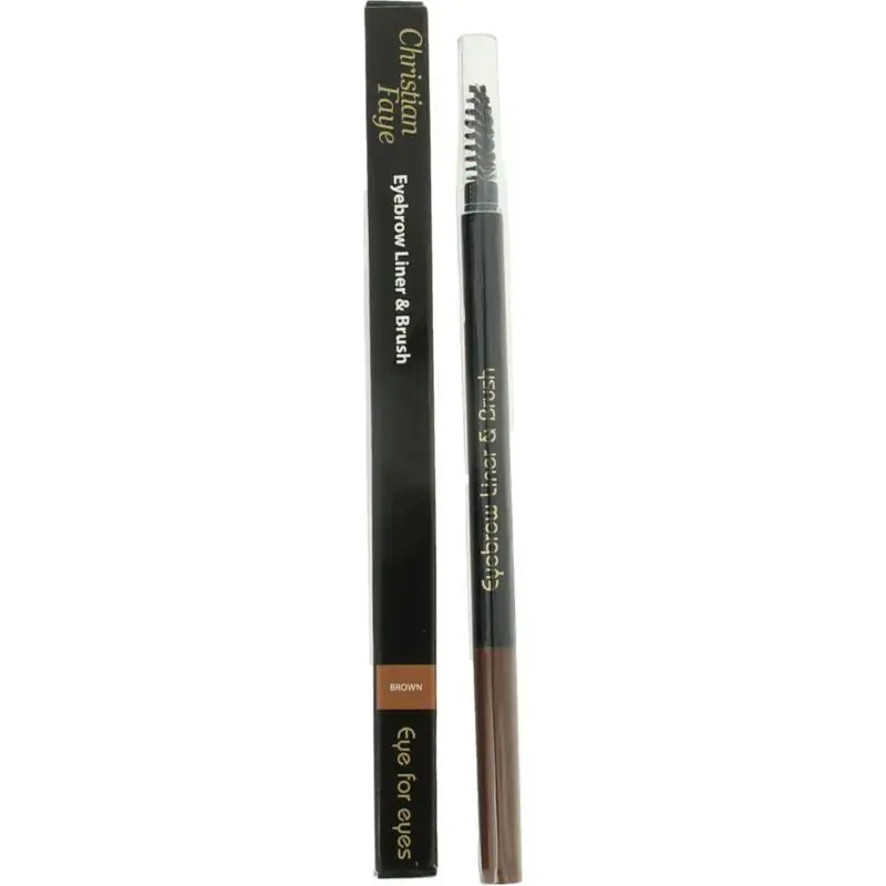 Christan Faye Wenkbrauwpoeder liner & brush brown 0,1 gram