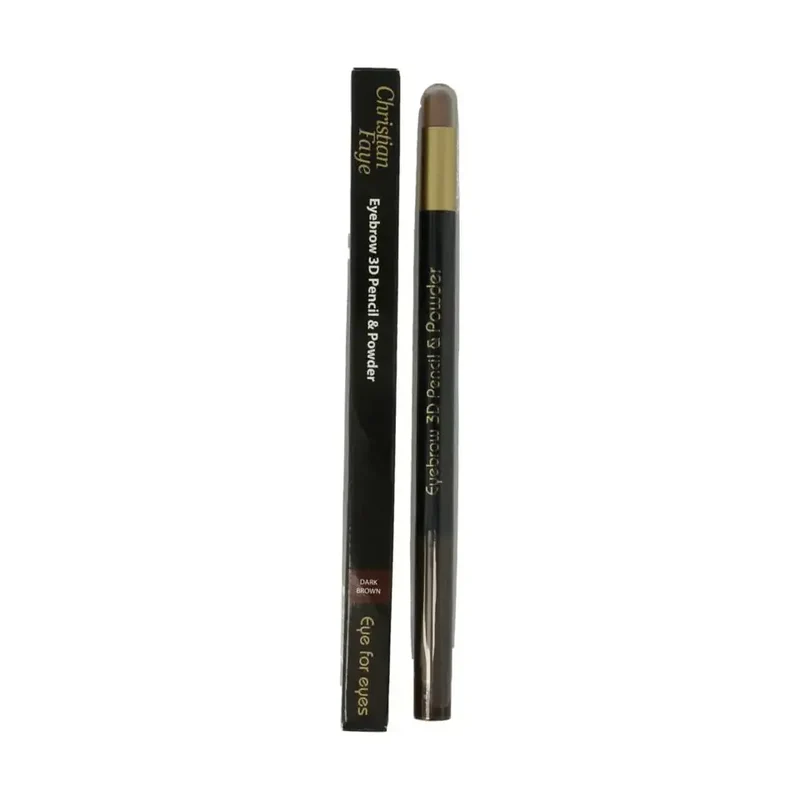 Christian Faye Eyebrow 3D pencil & powder dark brown 1 gram