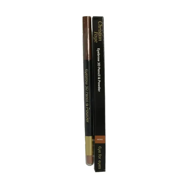 Christian Faye Eyebrow 3D pencil & powder brown 1 gram