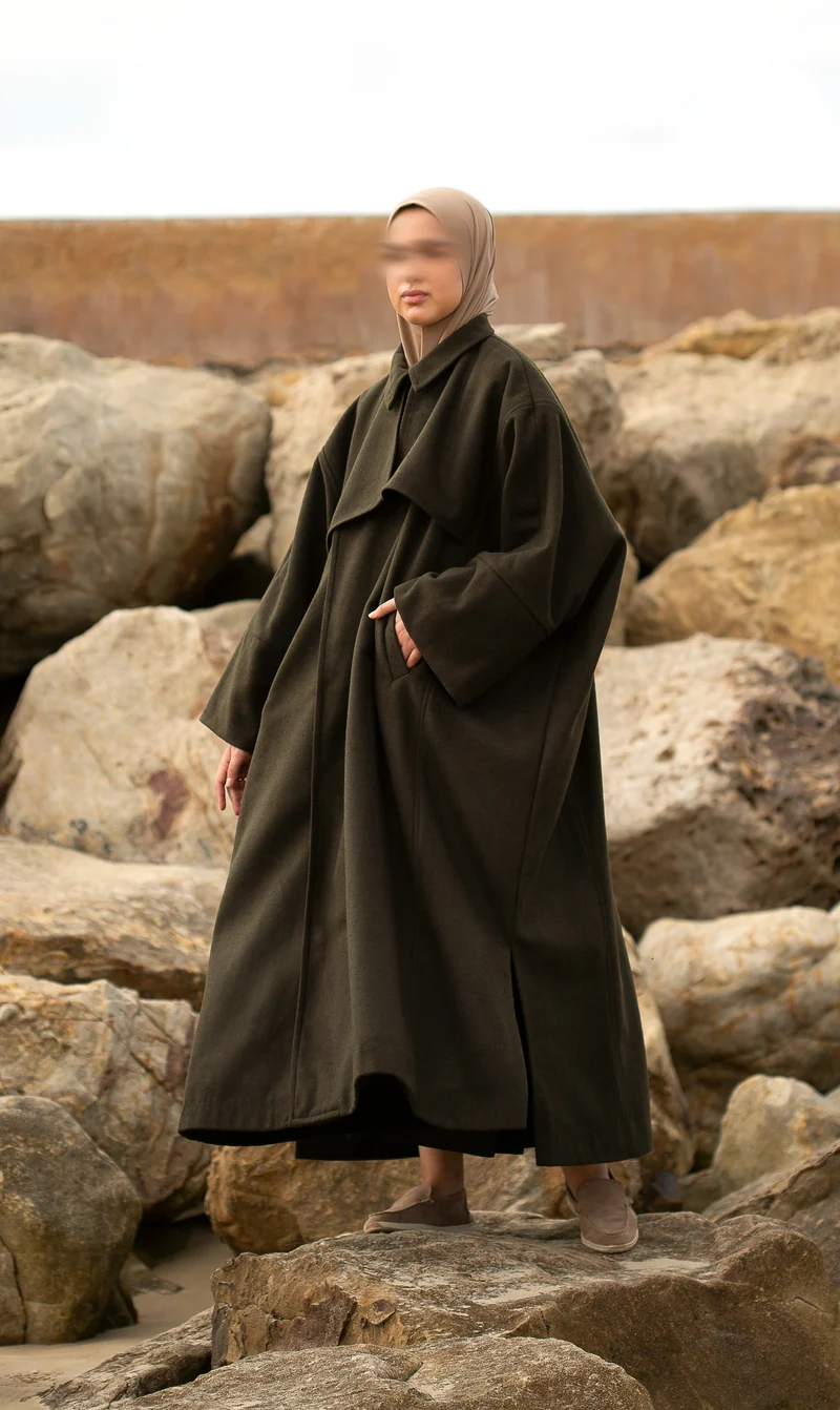 IYSI coat ADARA olive- Modest Couture