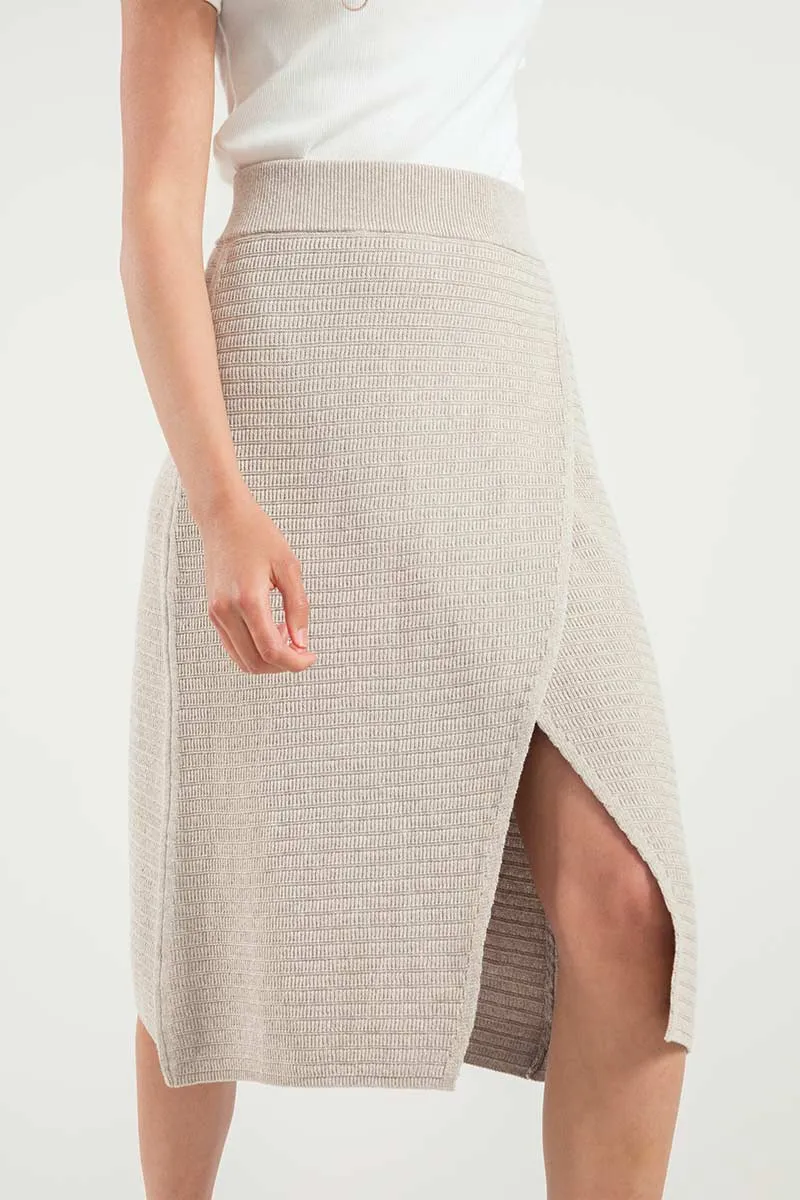 Gonna a Portafoglio in Maglia Donna Cotone Rigenerato Cometa