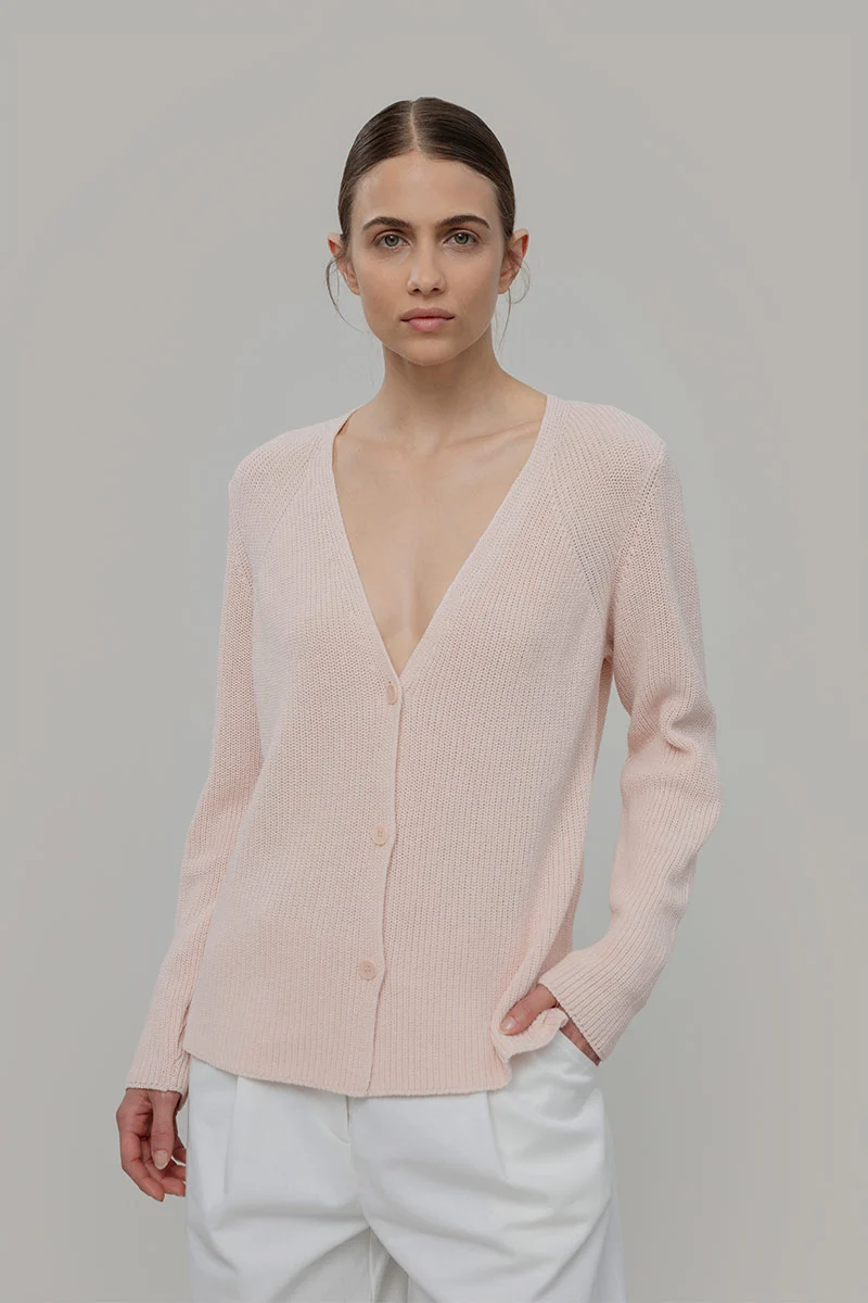 Cardigan Donna Cotone Rigenerato Aspasia