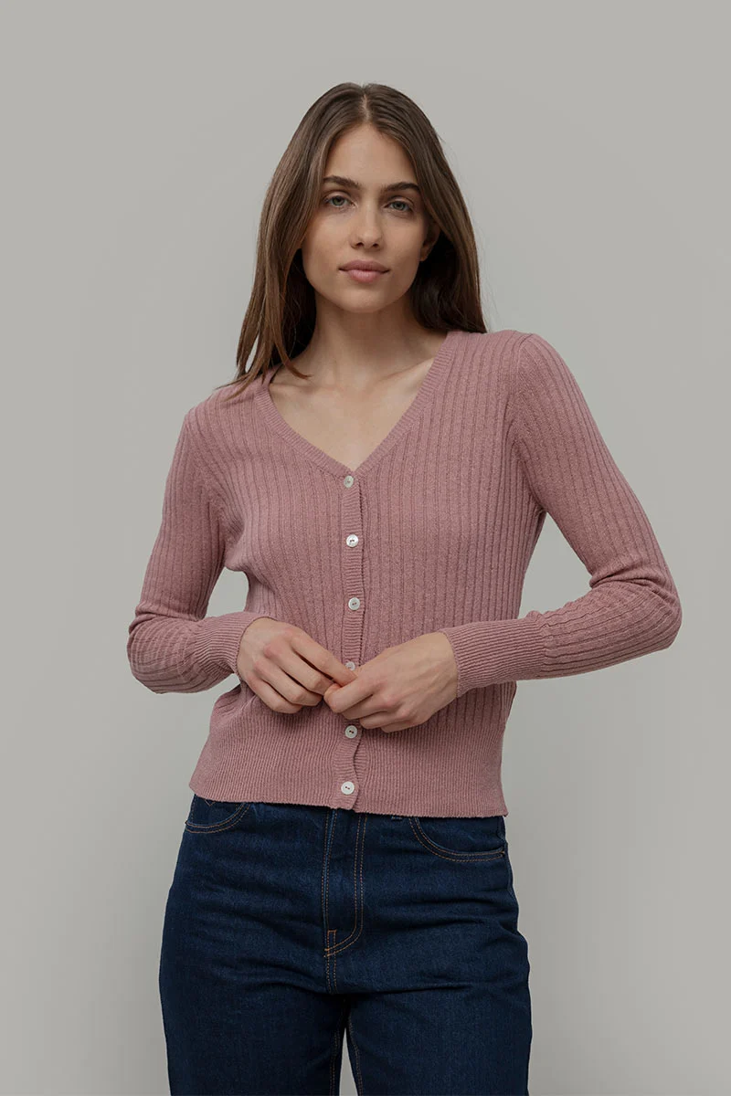 Cardigan Donna Seta Rigenerata Realma