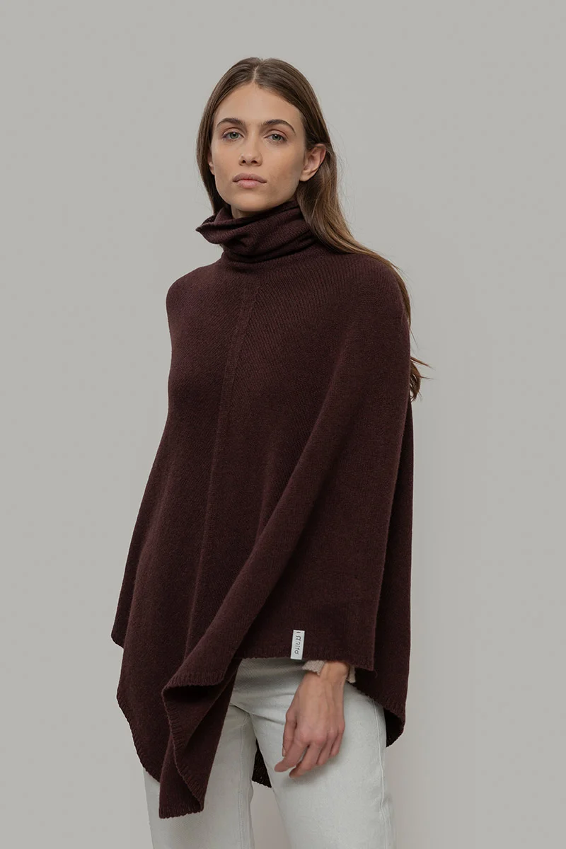 Poncho Donna Cashmere Rigenerato Elisabetta