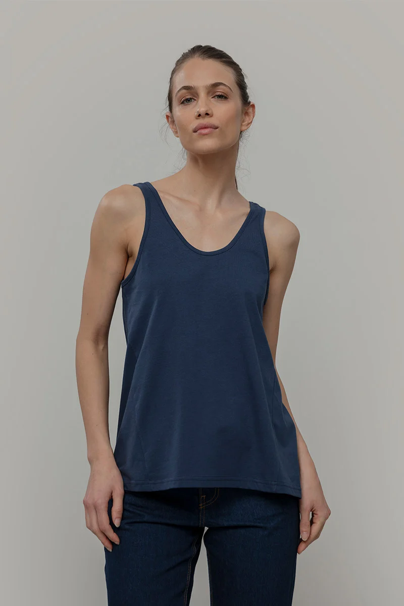 Canotta Donna Cotone Rigenerato Amina
