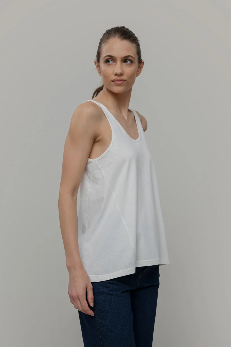Canotta Donna Cotone Rigenerato Amina