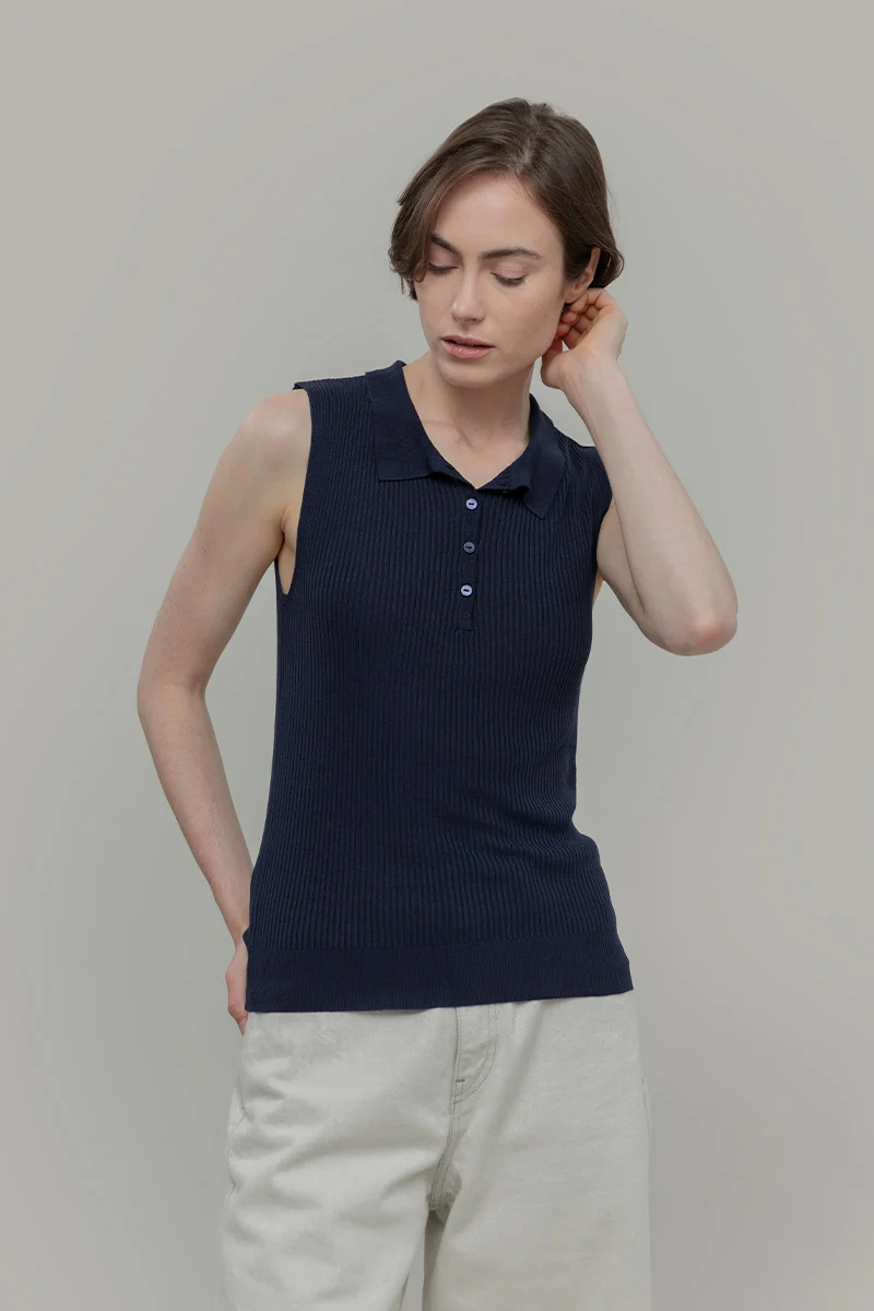 Polo Viscosa Blanca