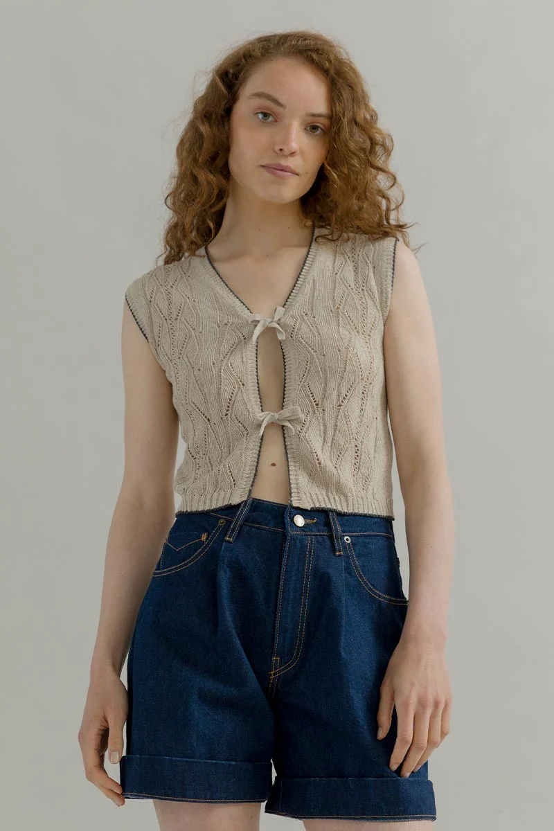 Gilet Cotone Zero Waste Vania