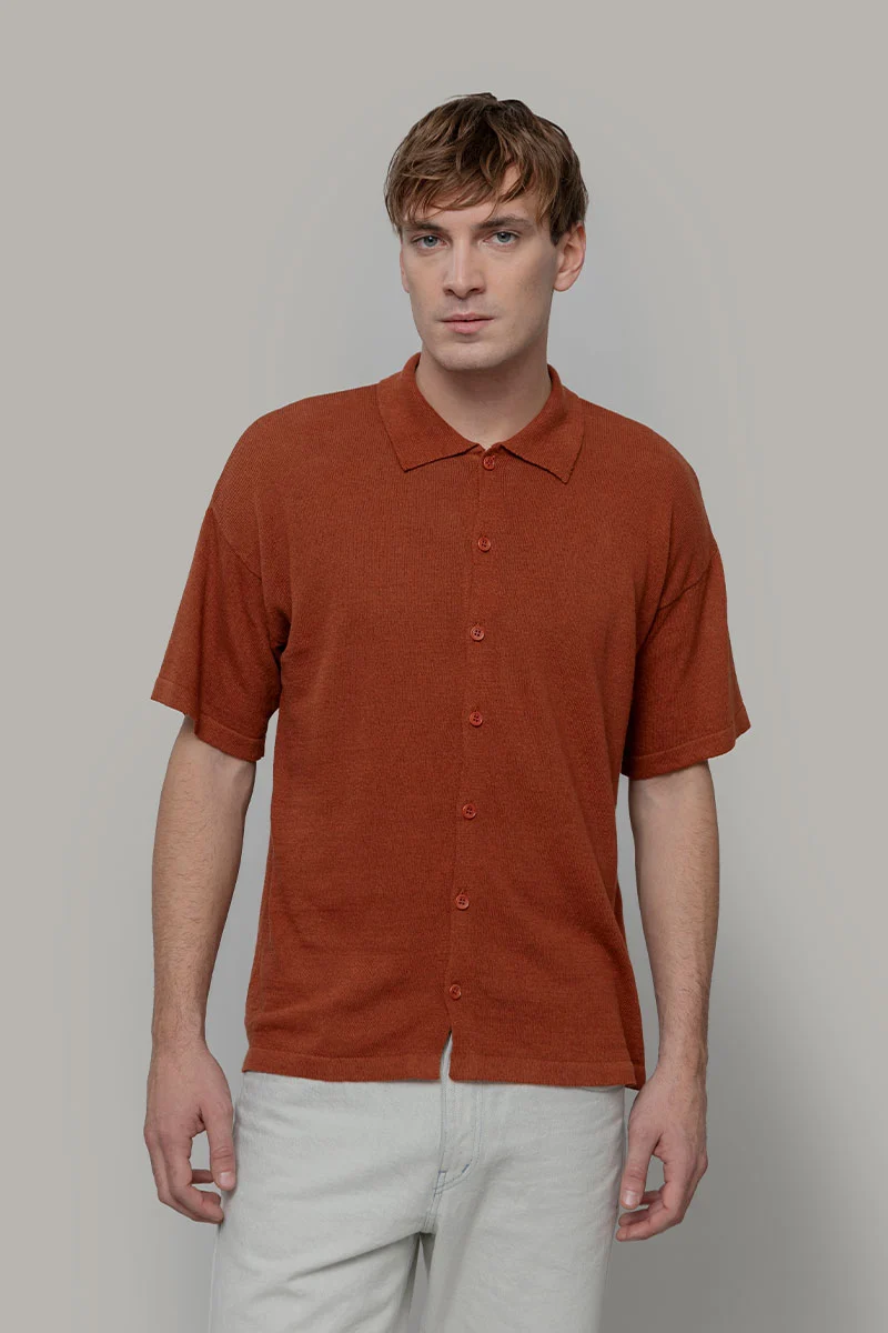 Camicia Uomo Lino Rigenerato Marco