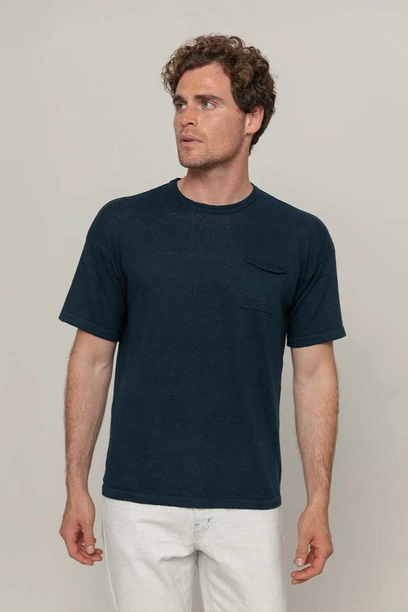 T-Shirt Lino Riciclato Uomo Matteo