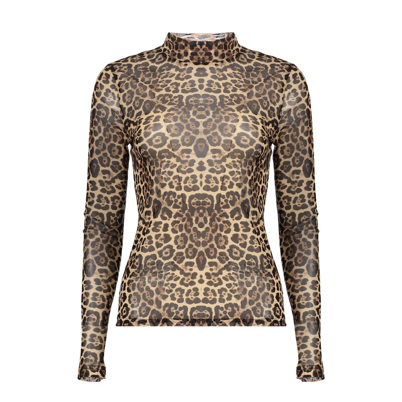 Top mesh turtle leopard
