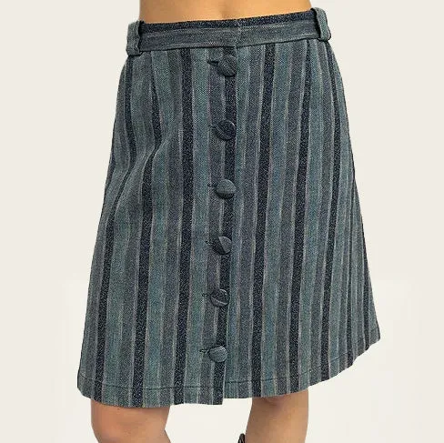 Hofmann Copenhagen gestreepte midi rok
