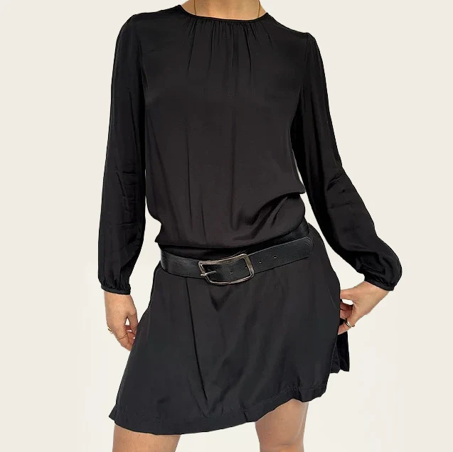 A.P.C. zwarte mini jurk