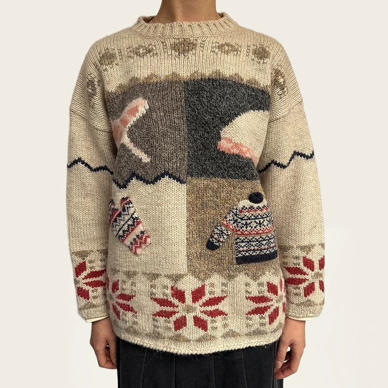 Danielle D cozy winter sweater
