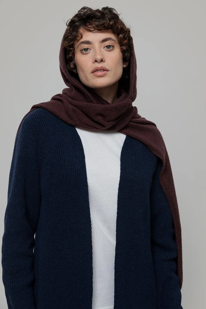 Sciarpa-cappuccio Cashmere Ilenia