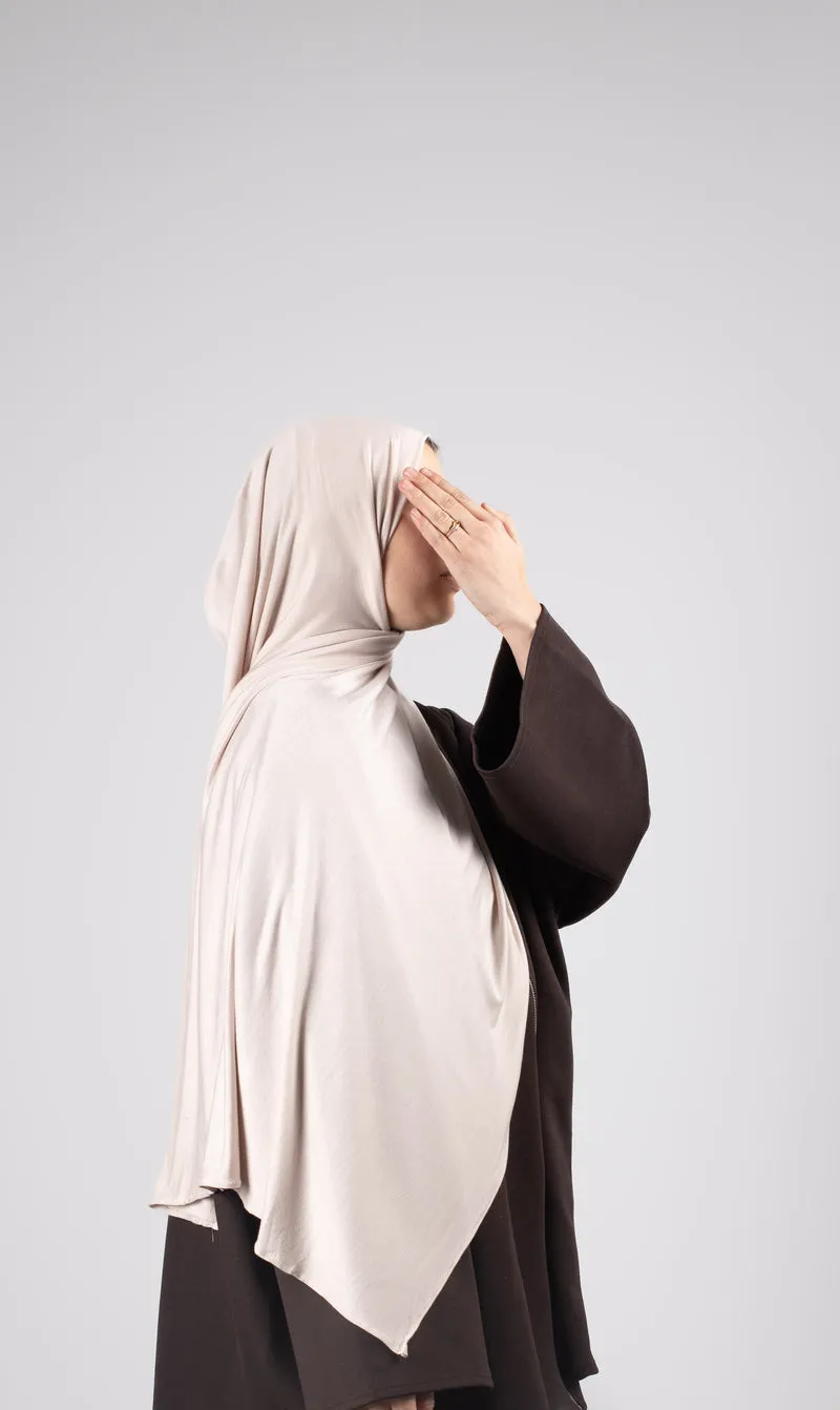 Soft Viscose Scarf 70*200 - FNRA - Light Grey