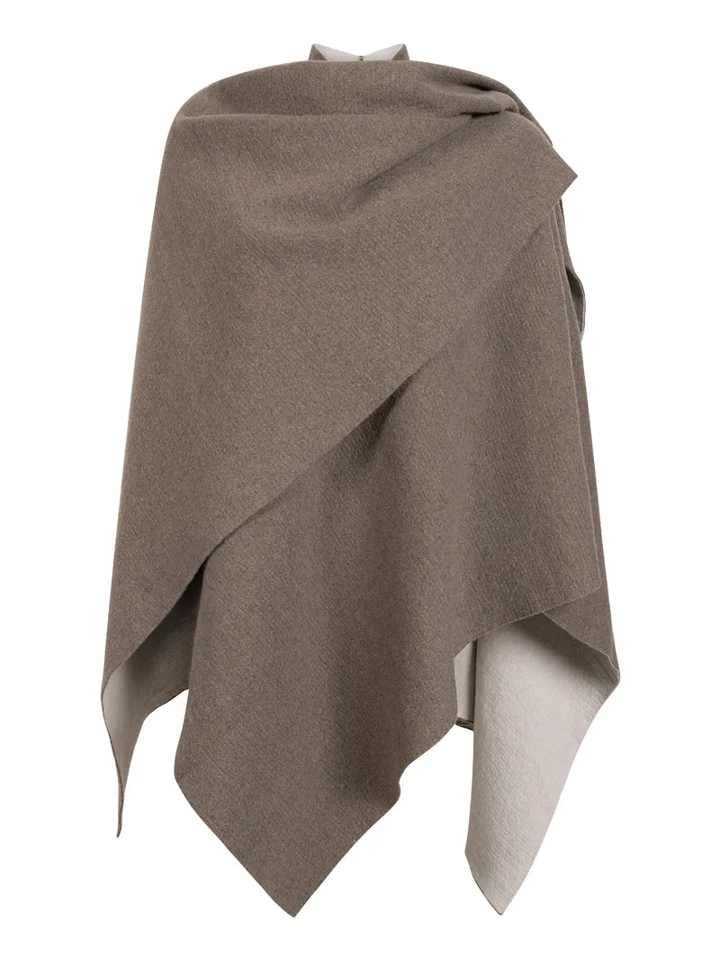 Two-Tone Poncho