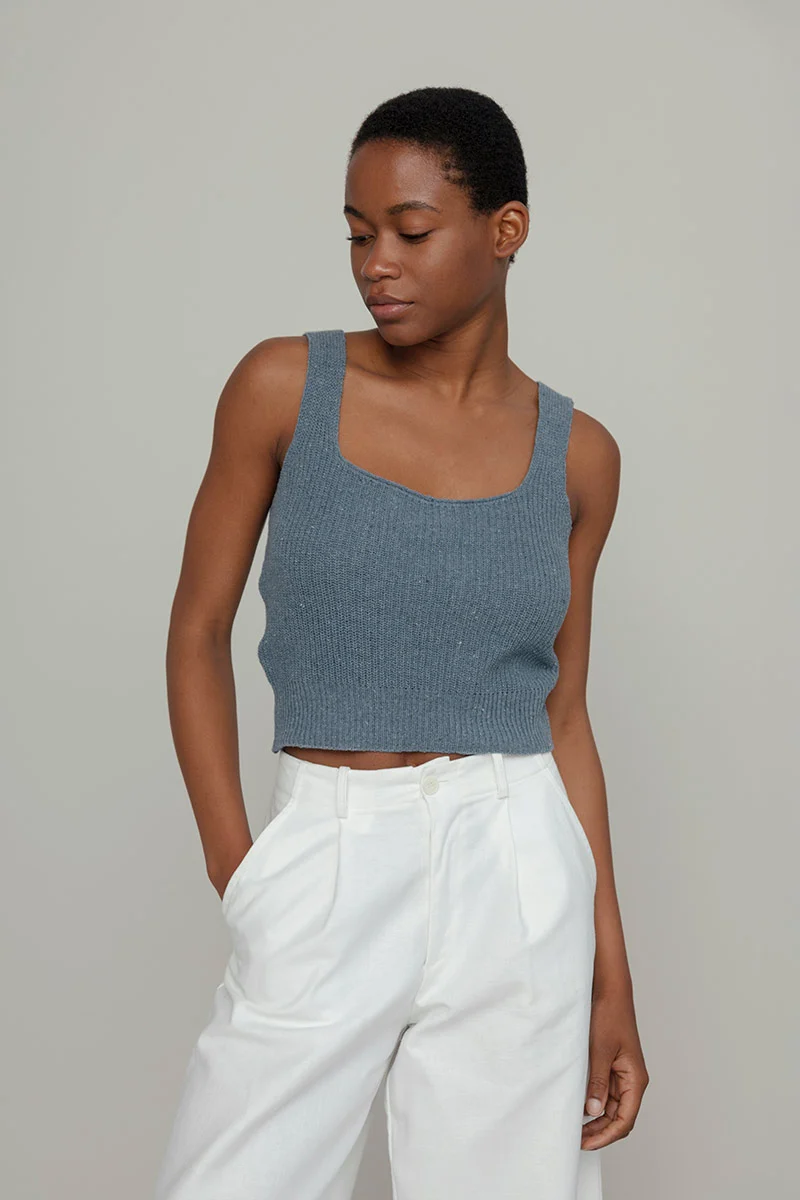 Canotta Donna Denim Rigenerato Allie