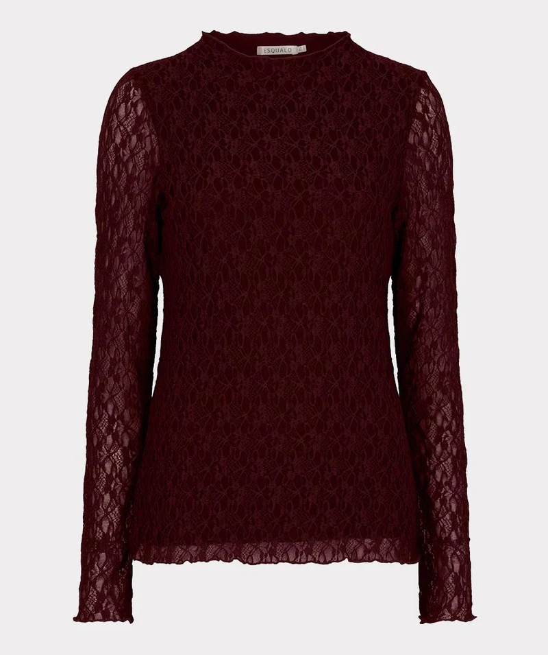 Top l/slve lace