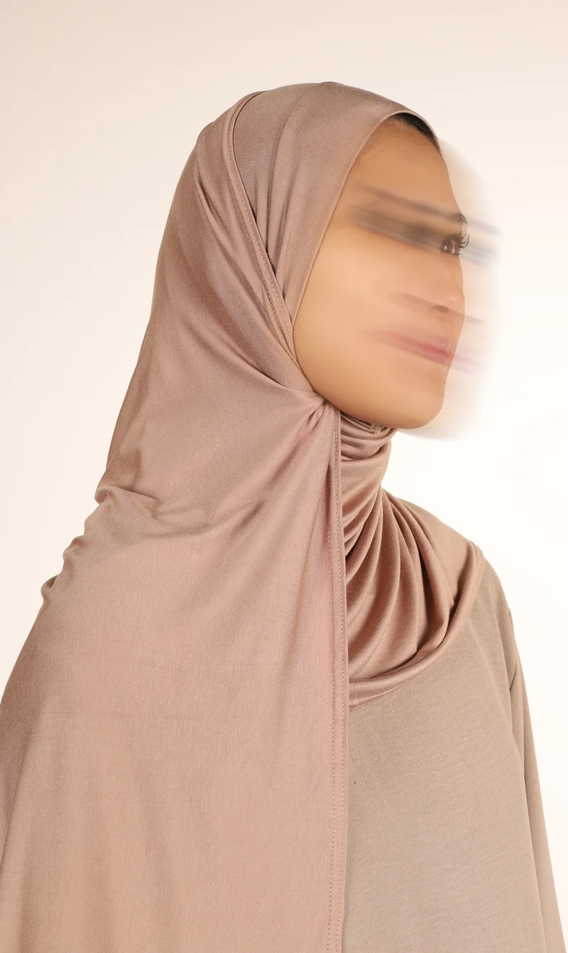 Viscose Instant Hijaab FNR - Latte