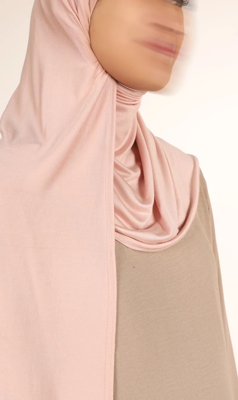 Viscose Instant Hijaab FNR - Peach Blush