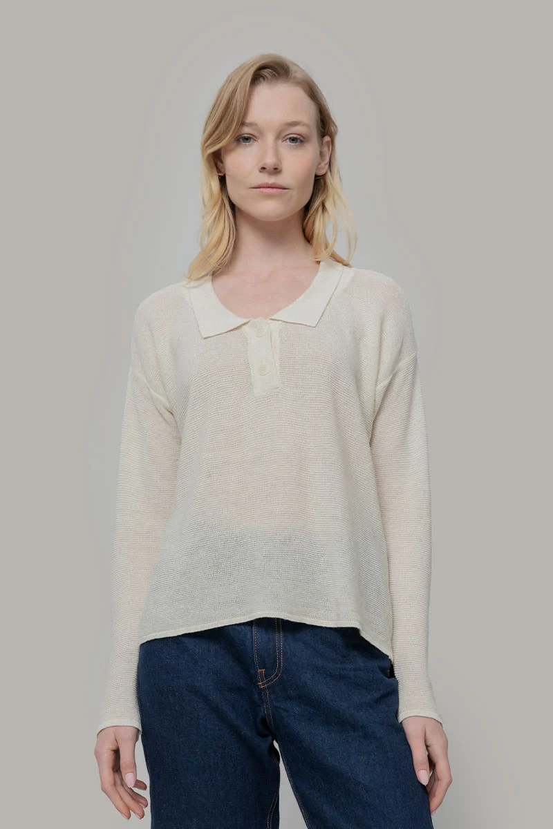 Polo Donna Lino Riciclato Nina