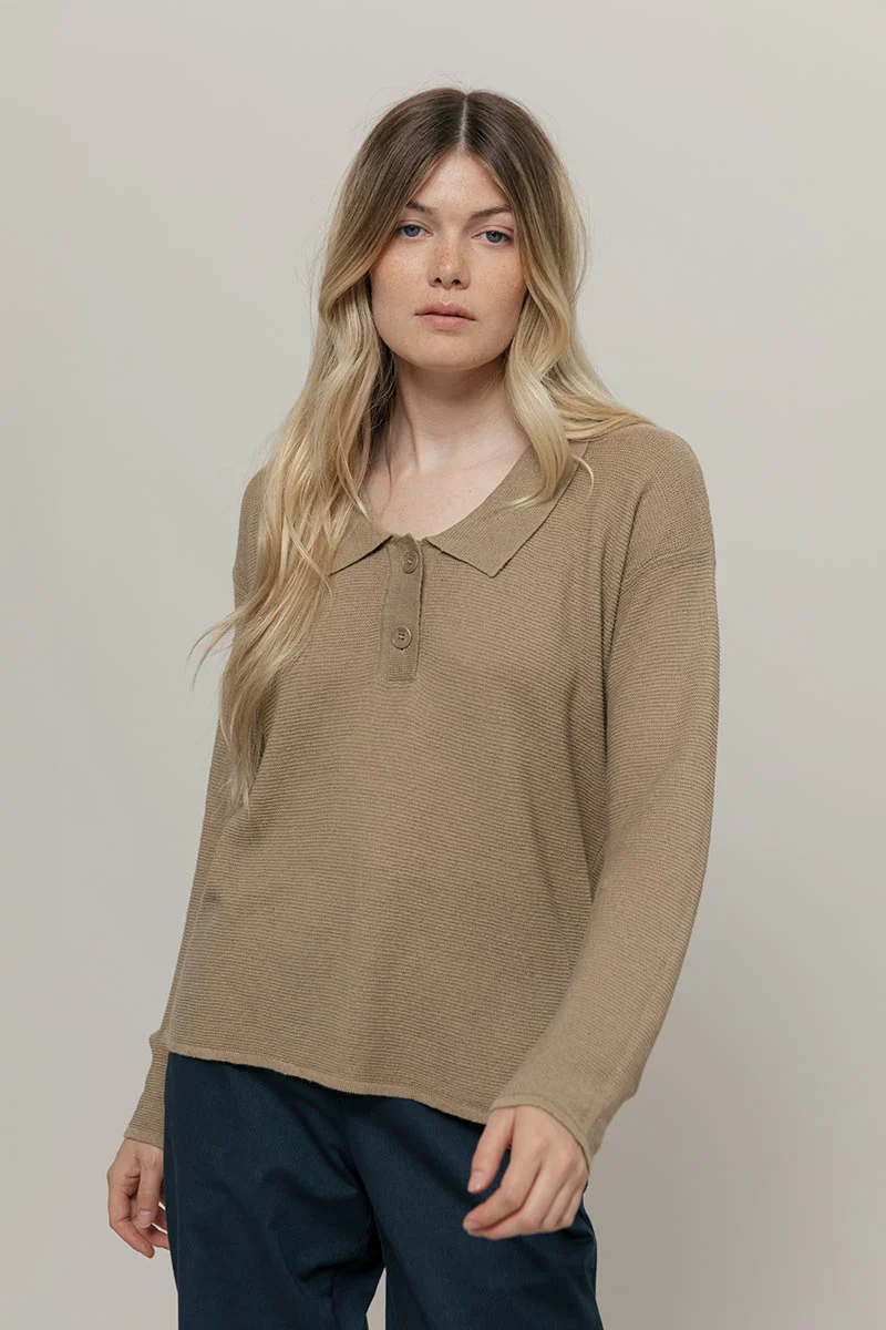 Polo Donna Lino Riciclato Nina