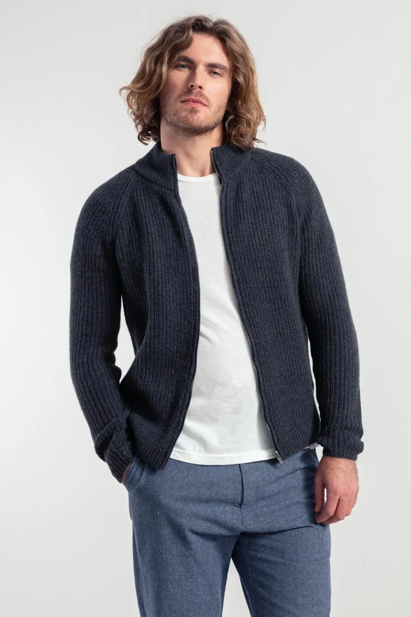 Cardigan Uomo Cashmere Rigenerato Ippolito