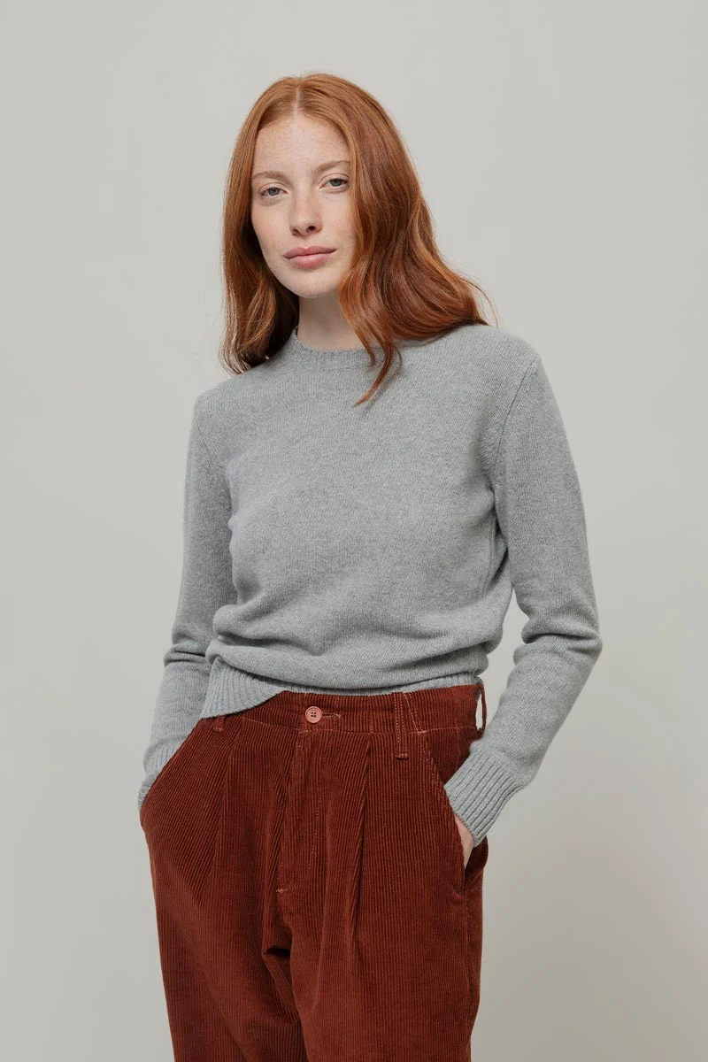 Maglia Girocollo Donna Lana Rigenerata Laura