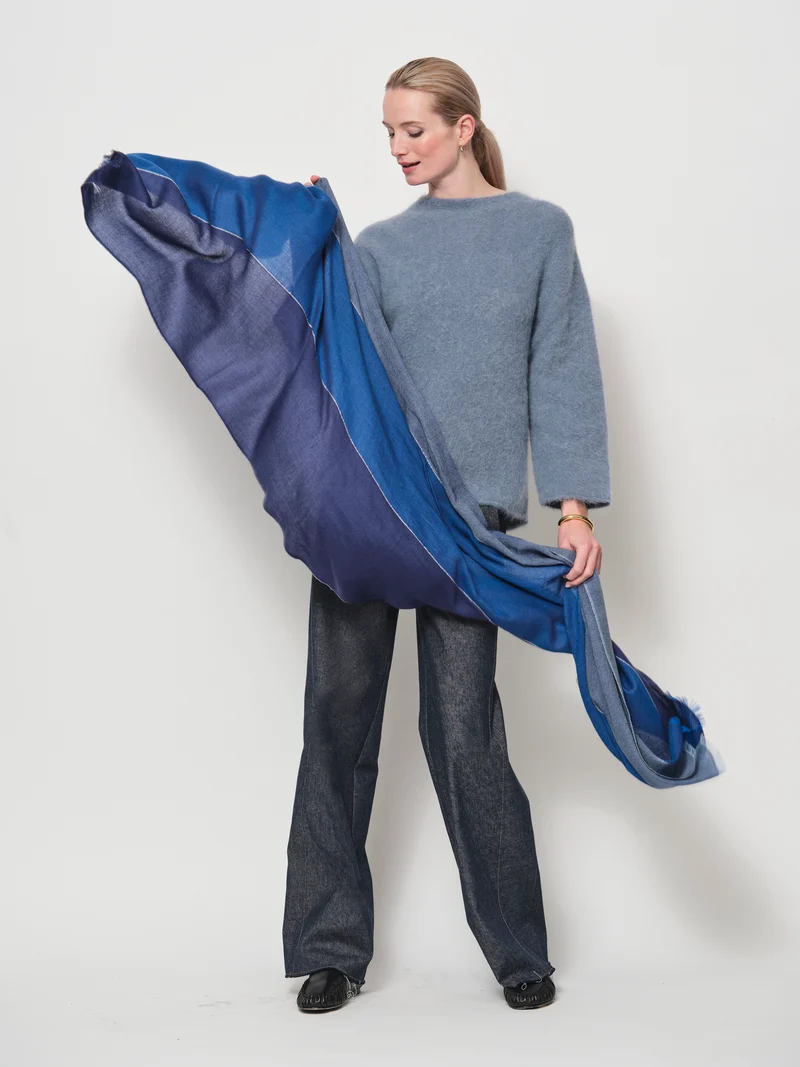 Twill Three Panel Scarf