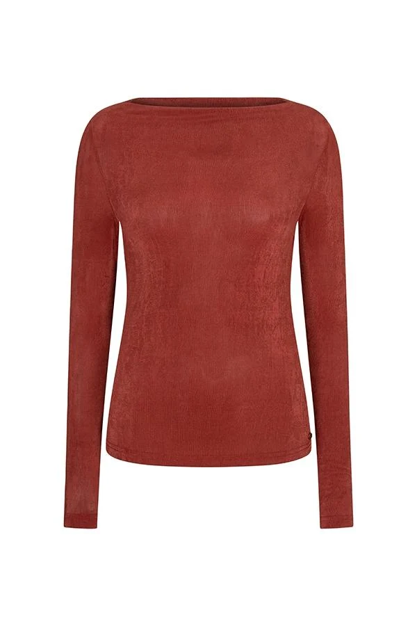 Top Ilen - Draped Neck Basic