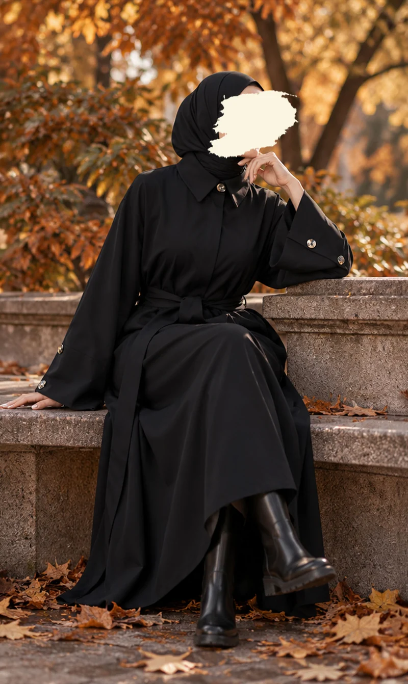 Manteau Waidokoto - Black