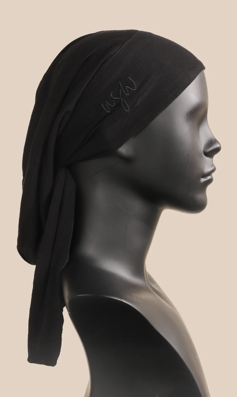 Premium Cotton Undercap - Black