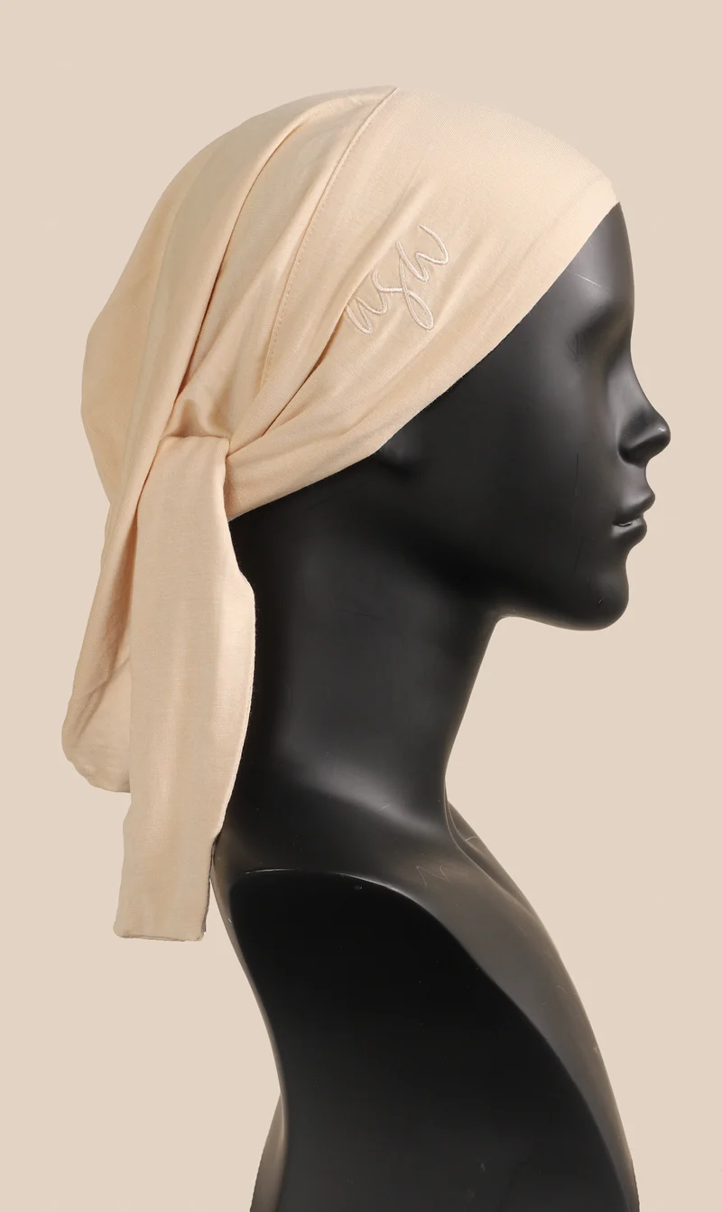 Premium Cotton Undercap - Light Beige
