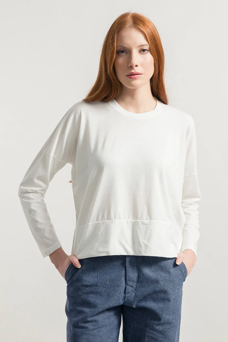 Maglia Maniche Lunghe Donna Cotone Rigenerato Zoe