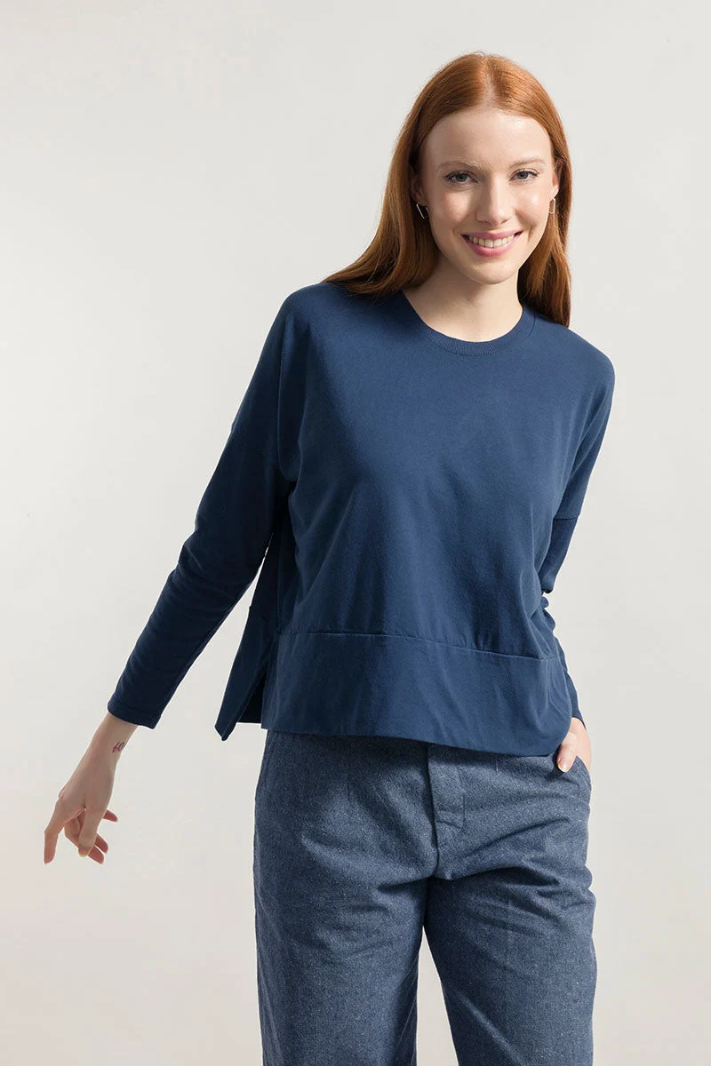 Maglia Maniche Lunghe Donna Cotone Rigenerato Zoe