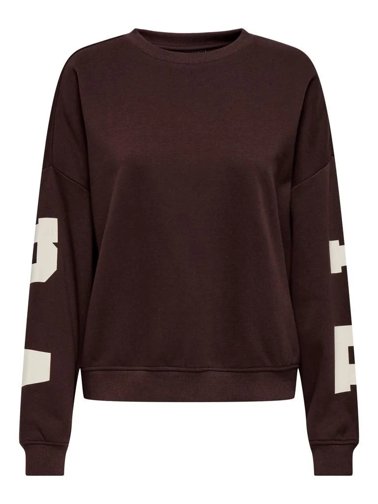 ONLSWEAT L/S BACK/SLEEVE PRIN