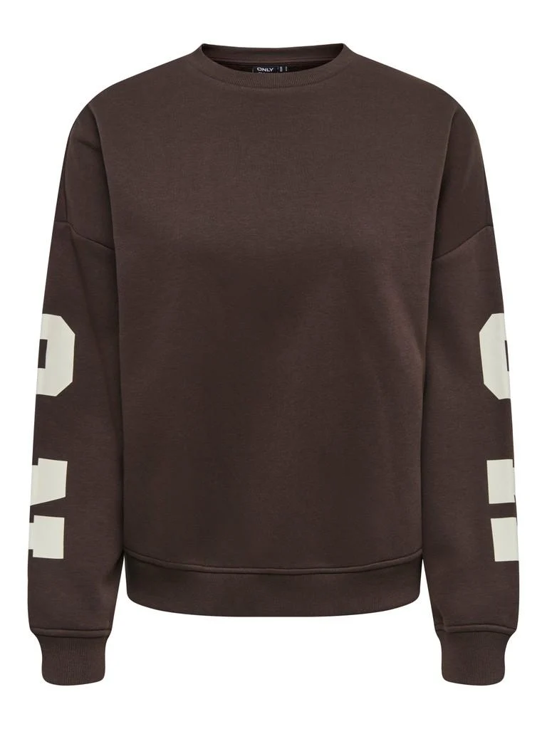 ONLSWEAT L/S BACK/SLEEVE PRIN