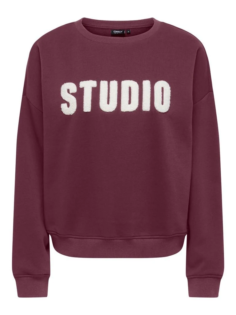ONLSWEAT LIFE L/S CREW O.SIZE
