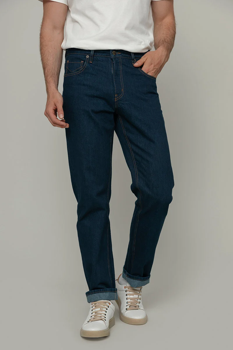 Pantaloni Jeans Uomo Cotone Rigenerato Kai