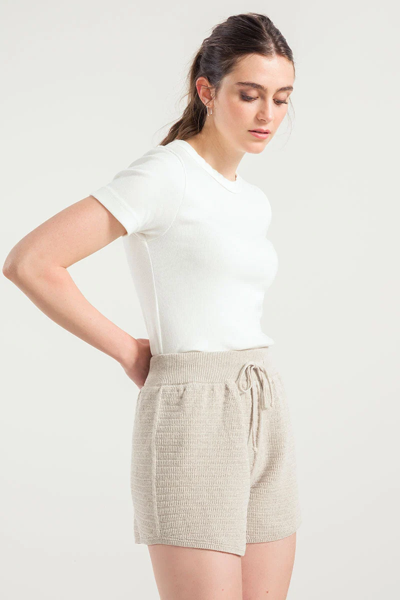 Shorts in Maglia Donna Cotone Rigenerato Stella