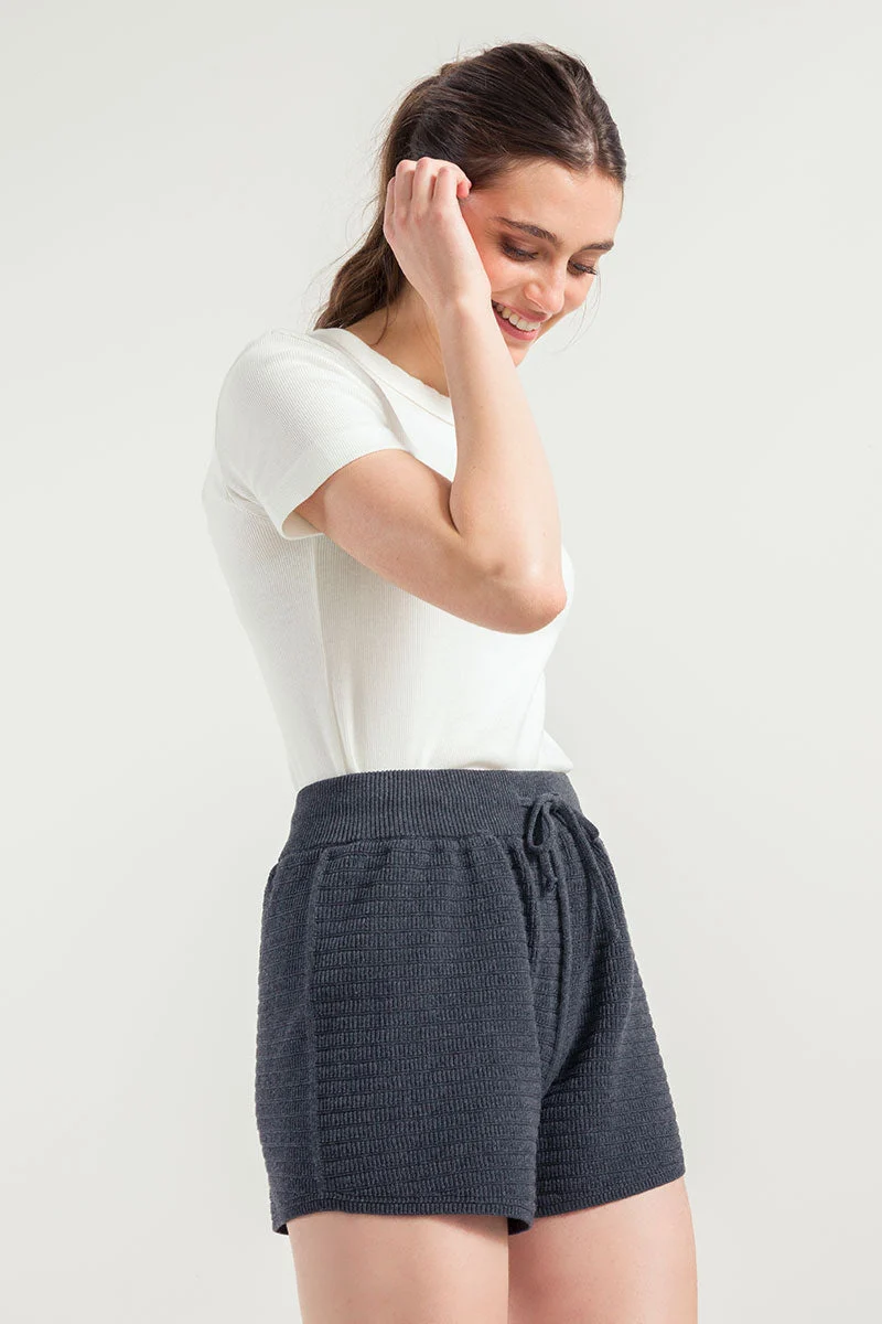 Shorts in Maglia Donna Cotone Rigenerato Stella