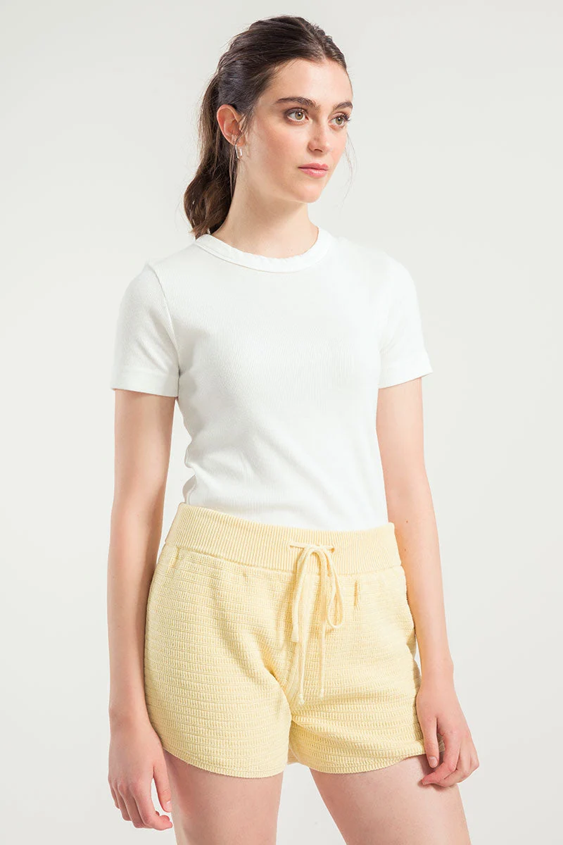 Shorts in Maglia Donna Cotone Rigenerato Stella