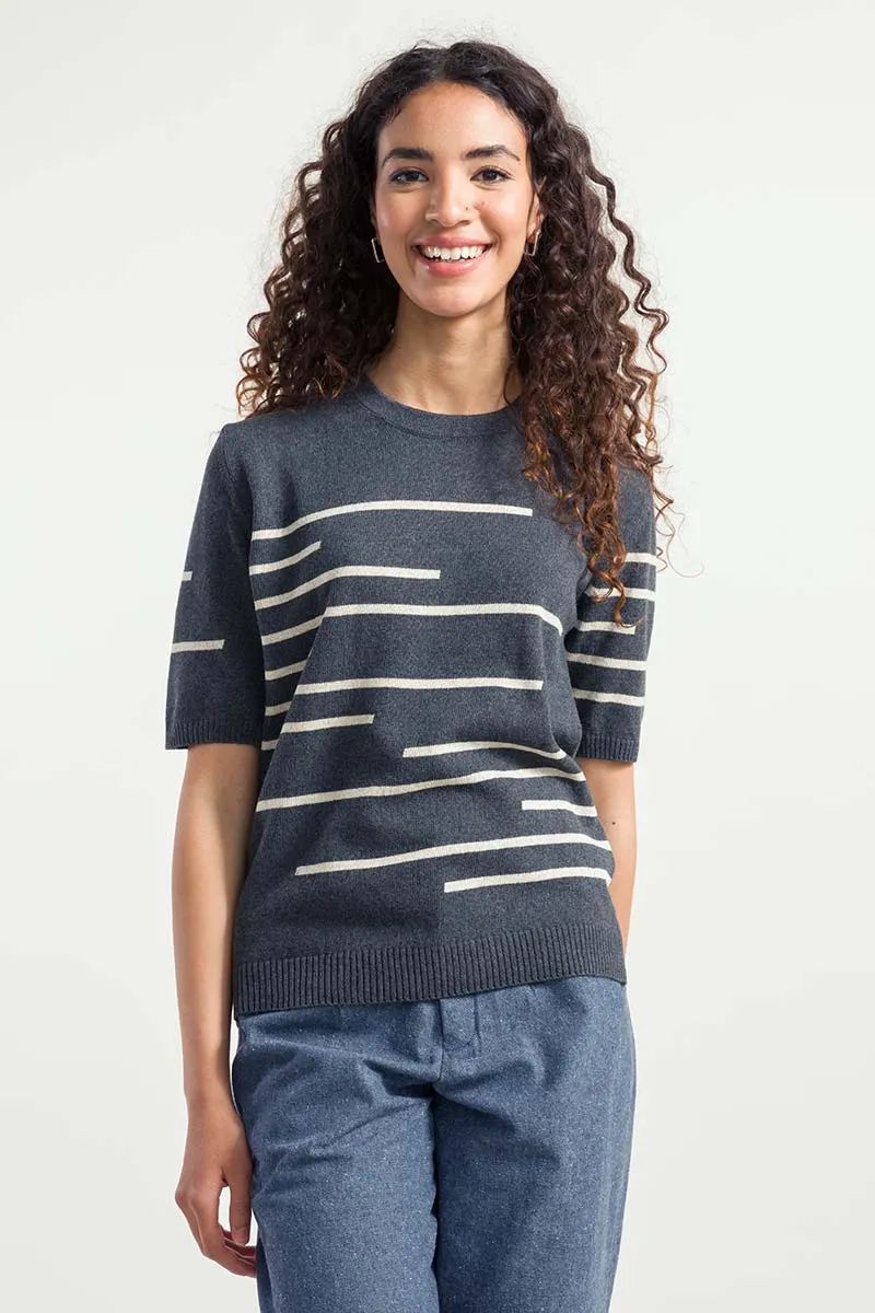 Maglia Donna Righe Cotone Rigenerato Clio