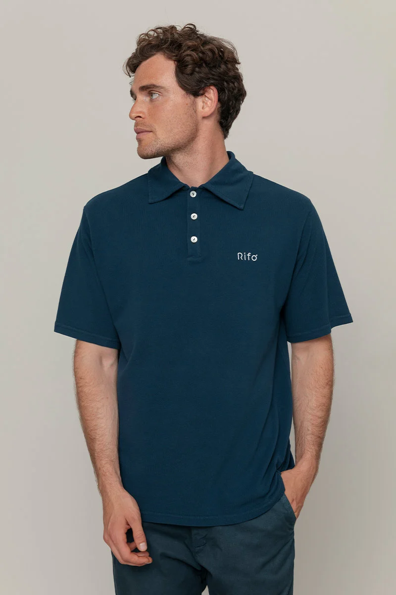 Maglia Polo Uomo Cotone Rigenerato Riccardo